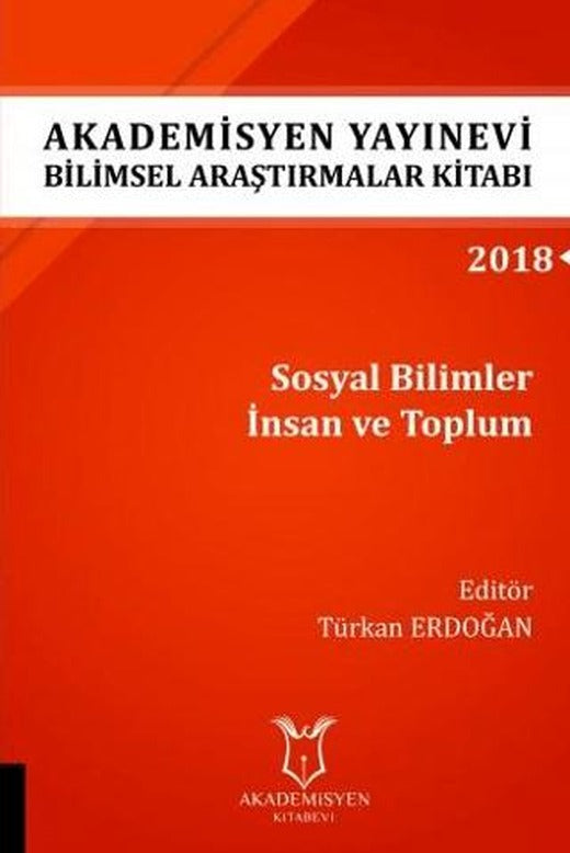 Sosyal Bilimler İnsan ve Toplum (AYBAK 2018 Eylül) | Akademisyen Kitabevi (Ciltsiz)