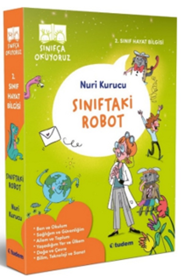 Sınıftaki Robot Serisi Seti - 6 Kitap Takım | Tudem Yayınları (İnce Kapak)