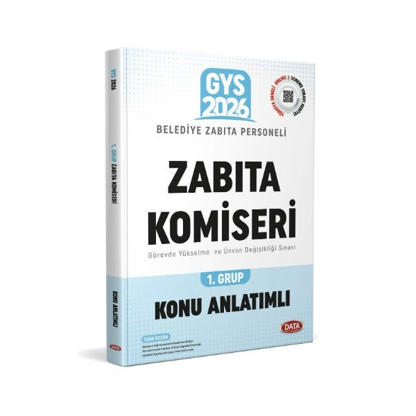 Belediye Zabıta Personeli Zabıta Komiseri 1. Grup Konu Anlatımlı | Data Yayınları (Ciltsiz)