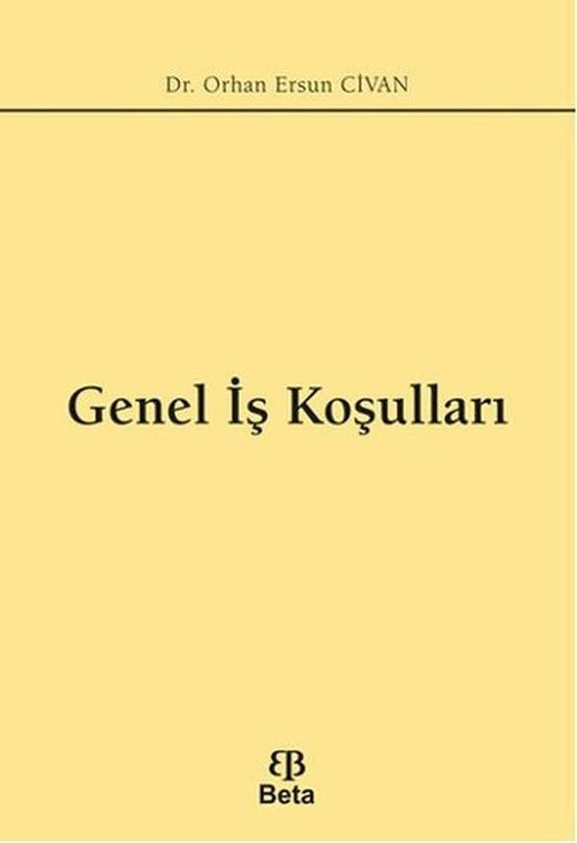 Genel İş Koşulları | Beta Yayınları (İnce Kapak)