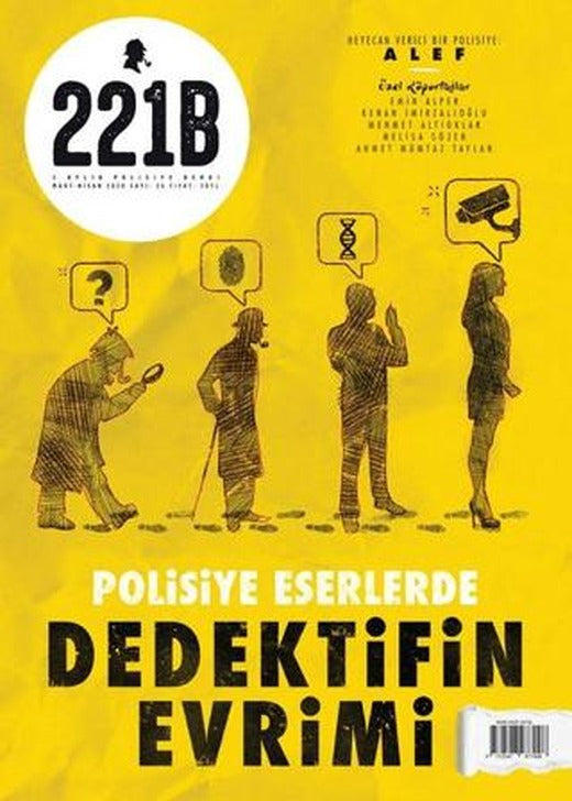 221B İki Aylık Polisiye Dergi Sayı: 25 Mart - Nisan 2020 | 221B Dergisi (Ciltsiz)
