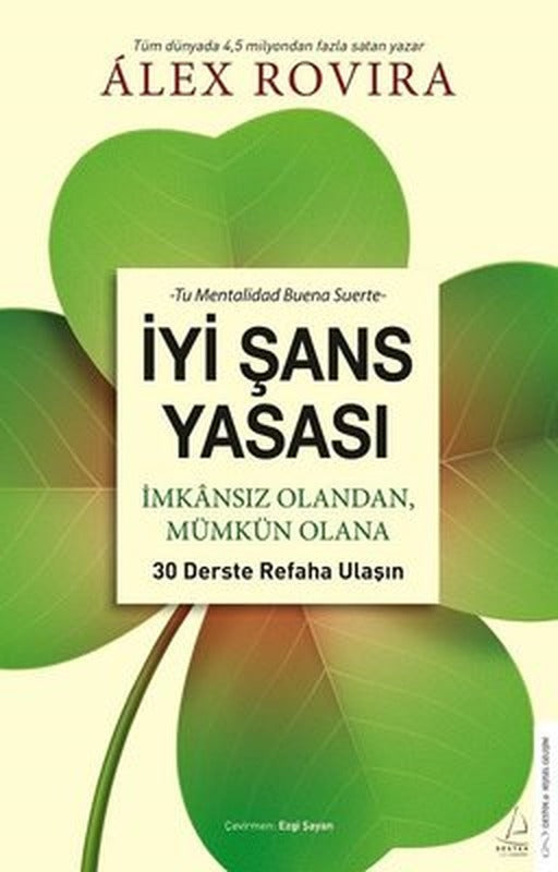 İyi Şans Yasası - İmkansız Olandan Mümkün Olana 30 Derste Refaha Ulaşın | Destek Yayınları (İnce Kapak)