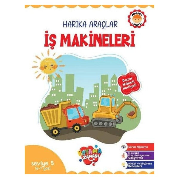 Harika Araçlar - İş Makineleri Seviye 5 (6-7 Yaş)