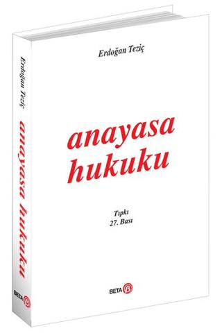 Anayasa Hukuku | Beta Yayınevi (Ciltsiz)  - Resim 1