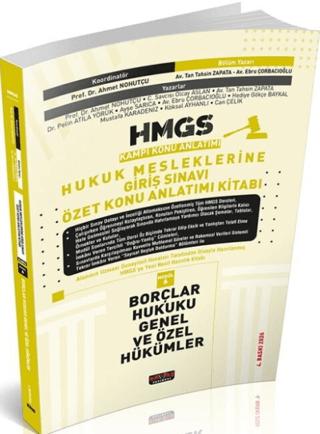 2026 HMGS Borçlar Hukuku Genel ve Özel Hükümler Özet Konu Anlatımı | Savaş Yayınevi (Ciltsiz)  - Resim 1