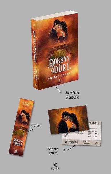 Doksan Artı Dört Cilt 2 - Ayraç ve Sahne Kartı Hediyeli | Pukka Yayınları (Ciltli)  - Resim 1
