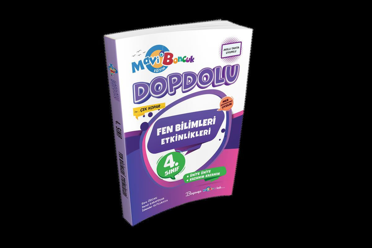 4.Sınıf Fen Bilimleri Etkinlikleri - Mavi Boncuk kitap kapağı