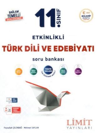 11. Sınıf Türk Dili ve Edebiyatı Etkinlikli Soru Bankası | Limit Yayınları (Ciltsiz)  - Resim 1