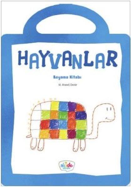 Hayvanlar-Boyama Kitabı | Akide Şekeri Yayınları (İnce Kapak)  - Resim 1