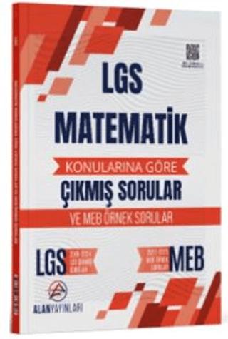 8. Sınıf LGS Matematik Konularına Göre Çıkmış Sorular | Alan Yayınları (Ciltsiz)  - Resim 1