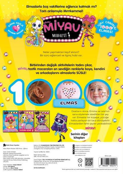 Eğlence - Miyav Miyav Modaevi 1000 Elmas | Eksik Parça Yayınları (İnce Kapak)  - Resim 2