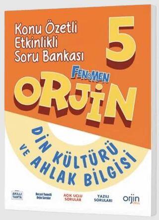 Orjin Yayınları 5. Sınıf Din Kültürü ve Ahlak Bilgisi Orjin Konu Anlatımlı Defter - Kolektif kitap kapağı