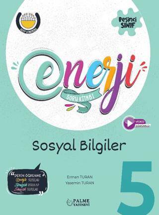 5. Sınıf Enerji Sosyal Bilgiler Soru Kitabı - Erman Turan kitap kapağı