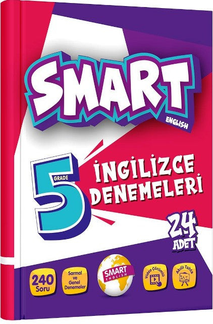 5. Sınıf Grade 24 Adet İngilize Denemeleri Smart Serisi - Kolektif kitap kapağı
