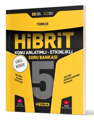 5. Sınıf Hibrit Türkçe Soru Bankası - Kolektif kitap kapağı