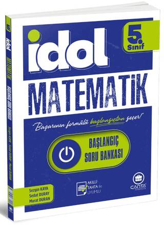 Çanta 2025 5. Sınıf İdol Matematik Başlangıç Soru Bankası - Sezgin Kaya kitap kapağı