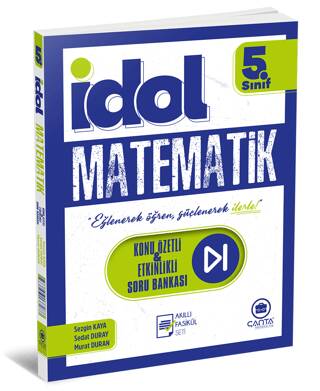 Çanta 2025 5. Sınıf İdol Matematik Konu Özetli Etkinlikli Soru Bankası 4 Fasikül - Sezgin Kaya kitap kapağı