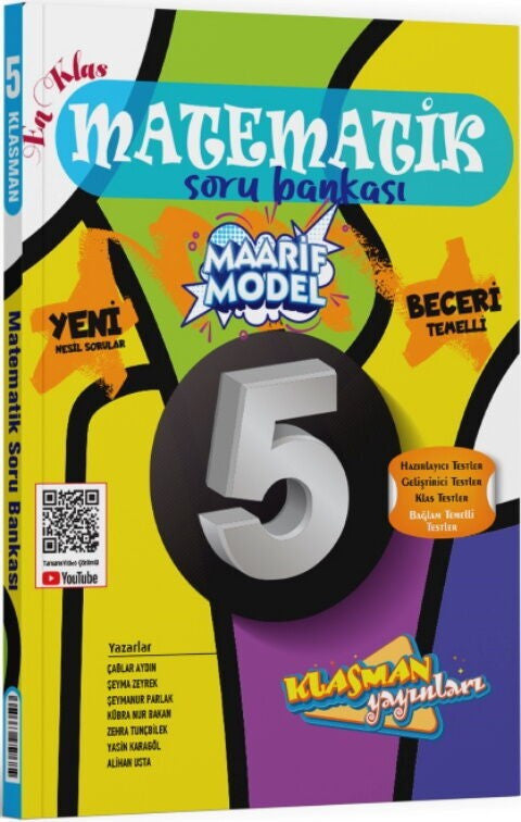 5. Sınıf Matematik Soru Bankası Klasman Yayınları kitap kapağı