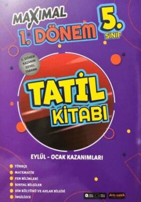 5. Sınıf Maximal 1. Dönem Tatil Kitabı - Kolektif kitap kapağı