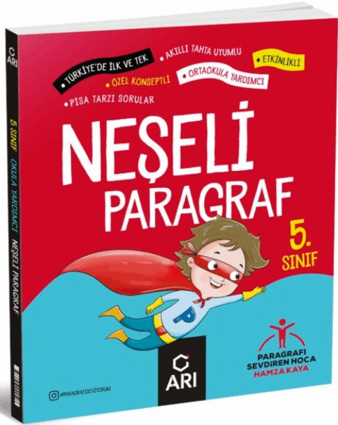 5. Sınıf Neşeli Paragraf - Hamza Kaya kitap kapağı