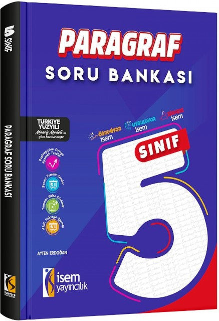 5. Sınıf Paragraf Soru Bankası 2026 - Ayten Erdoğan kitap kapağı