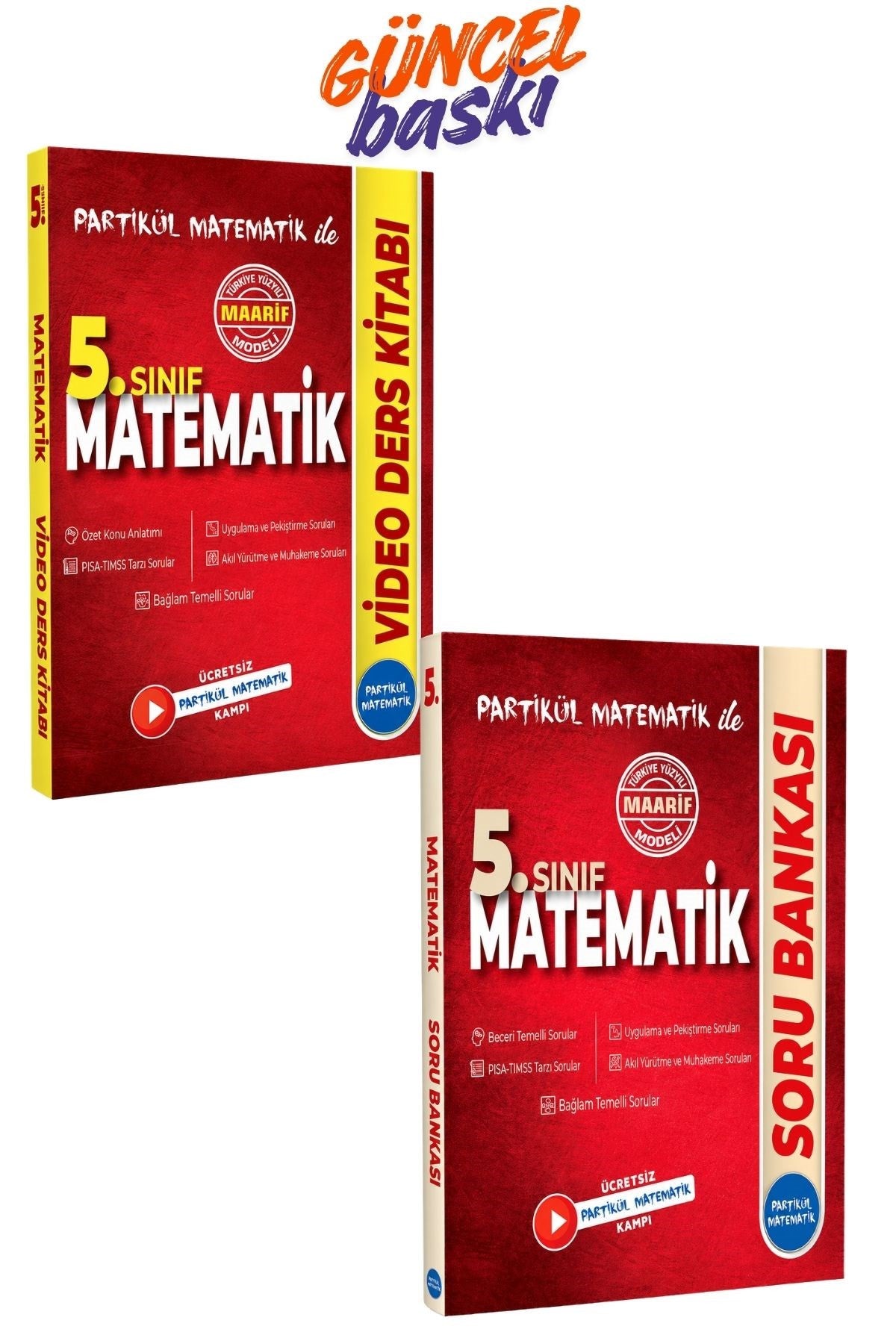 5. Sınıf Partikül Matematik Video Ders Kitabı + Soru Bankası kitap kapağı