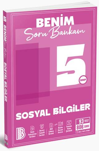5. Sınıf Sosyal Bilgiler Benim Soru Bankam - Kolektif kitap kapağı