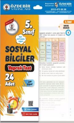 5. Sınıf Sosyal Bilgiler Çek Kopar Yaprak Test - Kolektif kitap kapağı