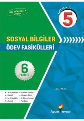 5. Sınıf Sosyal Bilgiler Ödev Fasikülleri - Zafer Akçin kitap kapağı