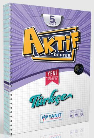 5. Sınıf Türkçe Aktif Defter - Kolektif kitap kapağı