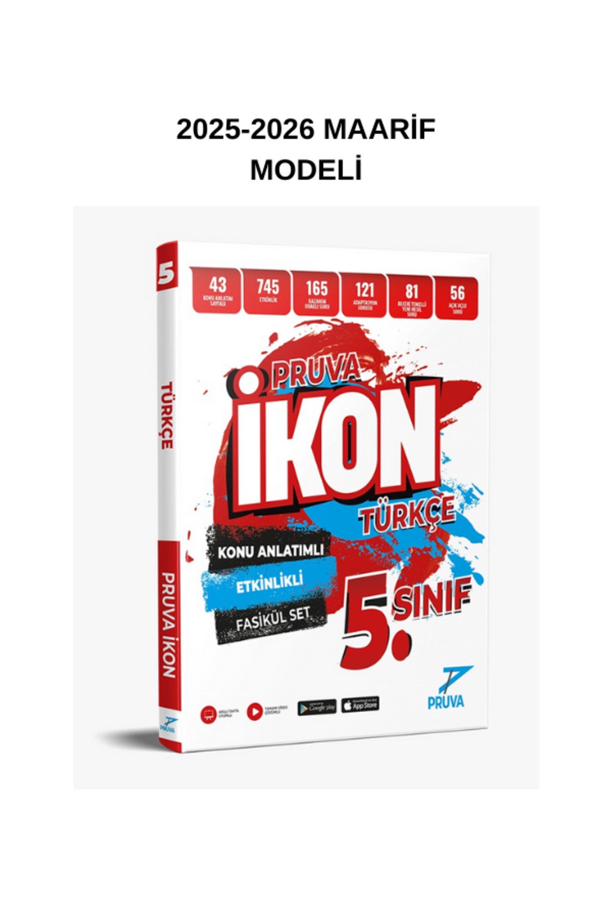 5. Sınıf Türkçe İkon Konu Anlatımlı Fasikül Set kitap kapağı