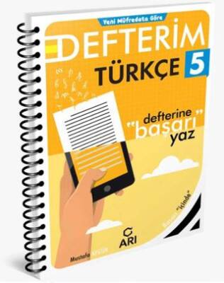 5. Sınıf Türkçe Defterim - Mustafa Aygün kitap kapağı