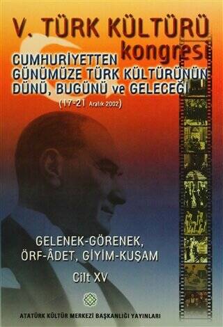 5. Türk Kültürü Kongresi Cilt: 15 - Kolektif kitap kapağı