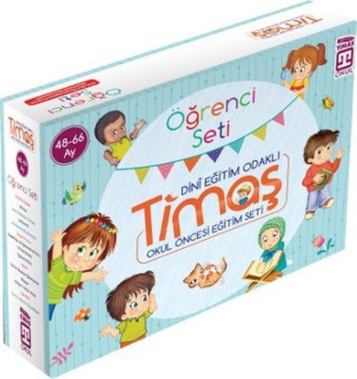 Dini Eğitim Odaklı Timaş Okul Öncesi Eğitim Seti | Gülce Çocuk - Çocuk Kitapları Dizisi (İnce Kapak)