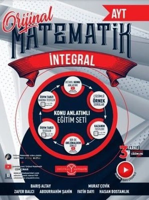 AYT İntegral Konu Anlatımlı Eğitim Seti | Orijinal Yayınları (İnce Kapak)