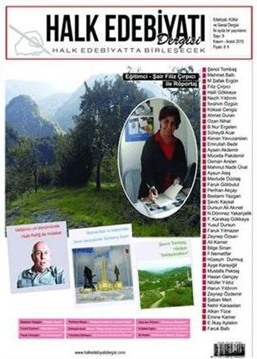 Halk Edebiyatı Dergisi Sayı: 9 Kasım-Aralık 2015 | Halk Edebiyatı Dergisi Yayınları (Ciltsiz)