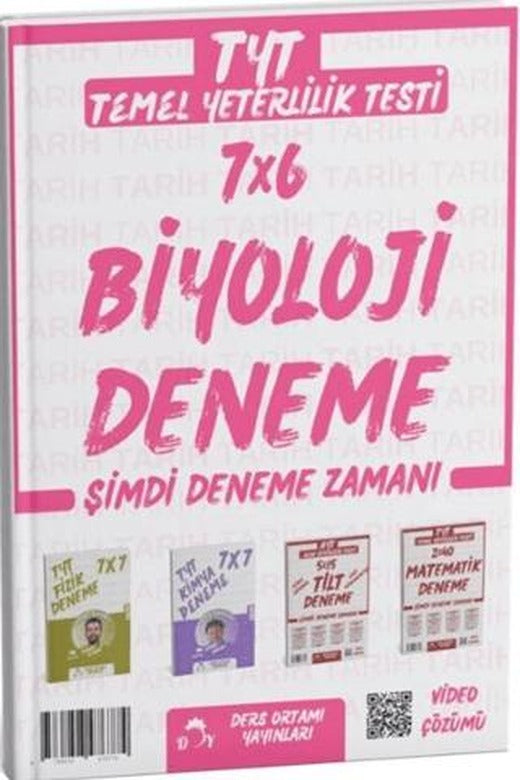 2025 TYT Biyoloji 7 x 6 Deneme | Ders Ortamı Yayınları (Ciltsiz)