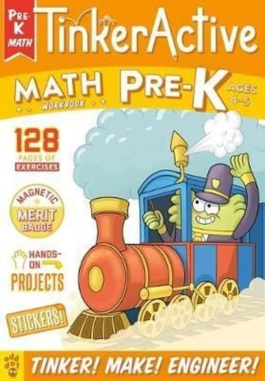 TinkerActive Workbooks: Pre-K Math | ODD DOT