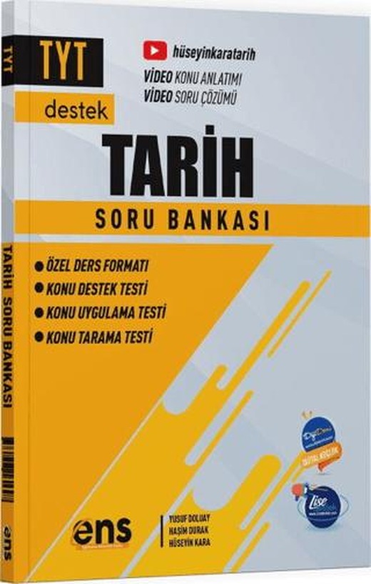 TYT Tarih Destek Soru Bankası | ENS Yayınları (Ciltsiz)