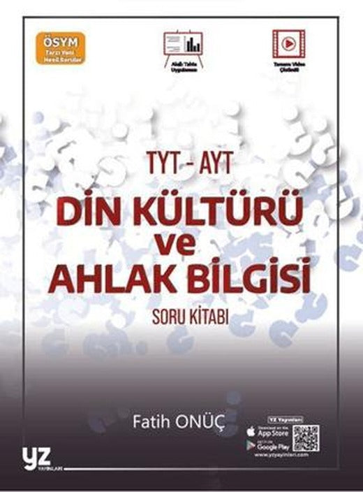 YZ YKS TYT AYT Din Kültürü ve Ahlak Bilgisi Soru Kitabı | YZ Yayınları (Ciltsiz)