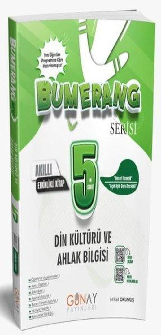 5. Sınıf Bumerang Etkinlikli  Din Kültürü ve Ahlak Bilgisi | Günay Yayıncılık (İnce Kapak)