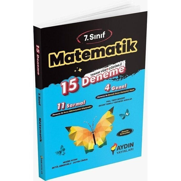7. Sınıf Matematik 15 Deneme | Aydın Yayınları (İnce Kapak)
