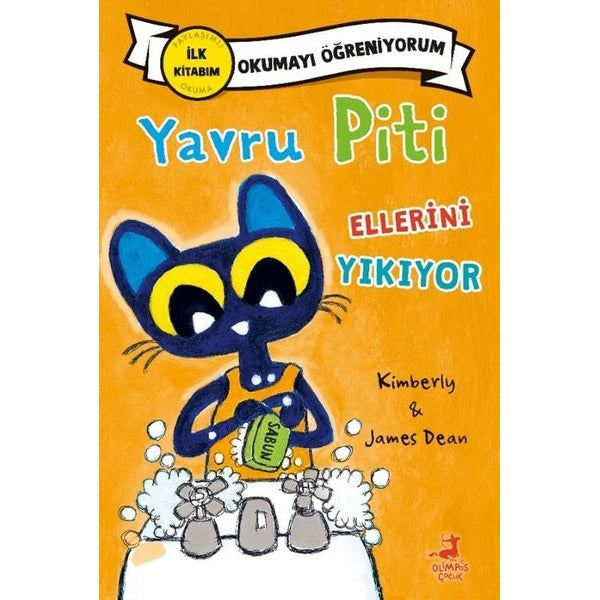 Yavru Piti Ellerini Yıkıyor - Okumayı Öğreniyorum | Olimpos Çocuk (İnce Kapak)