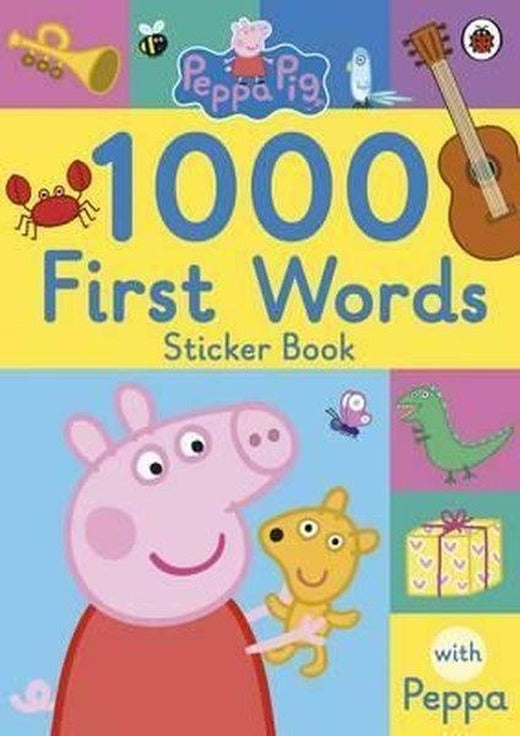 Peppa Pig: 1000 First Words Sticker Book | Ladybirds (İnce Kapak)