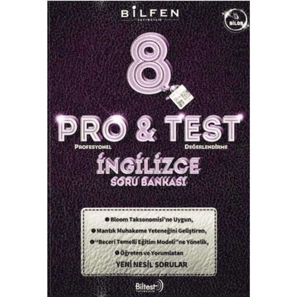Bilfen Pro Test 8 İngilizce Soru Bankası