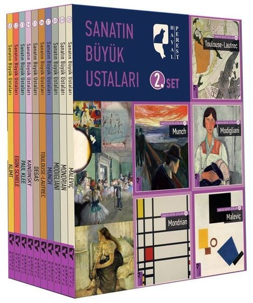 Sanatın Büyük Ustaları 2.Set - 10 Kitap Takım | Hayalperest Yayınevi (İnce Kapak)