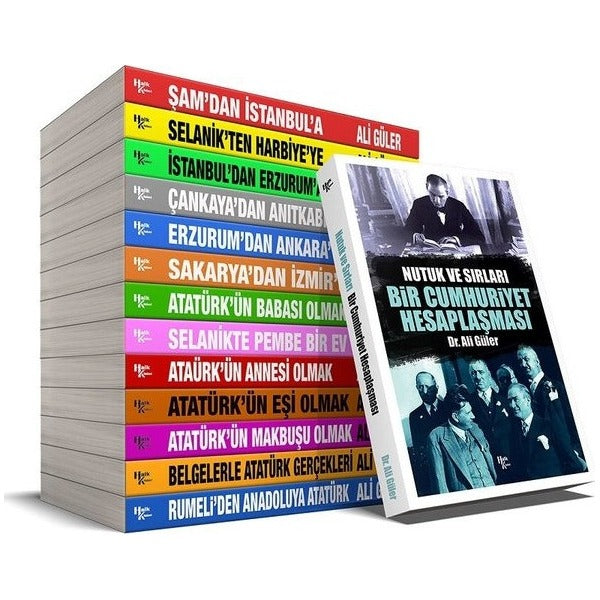 İyi ki Varsın Atatürk Kitap Seti - 14 Kitap Takım | Halk Kitabevi (İnce Kapak )