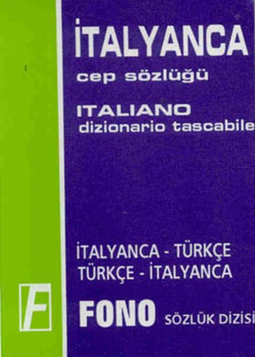 İtalyanca/Türkçe - Türkçe/İtalyanca Cep Sözlüğü | Fono Yayınları (İnce Kapak)