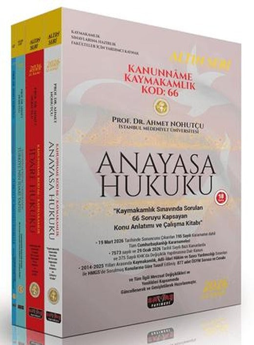 2026 KANUNNAME Kaymakamlık Kod: 66 Konu Anlatımı Seti