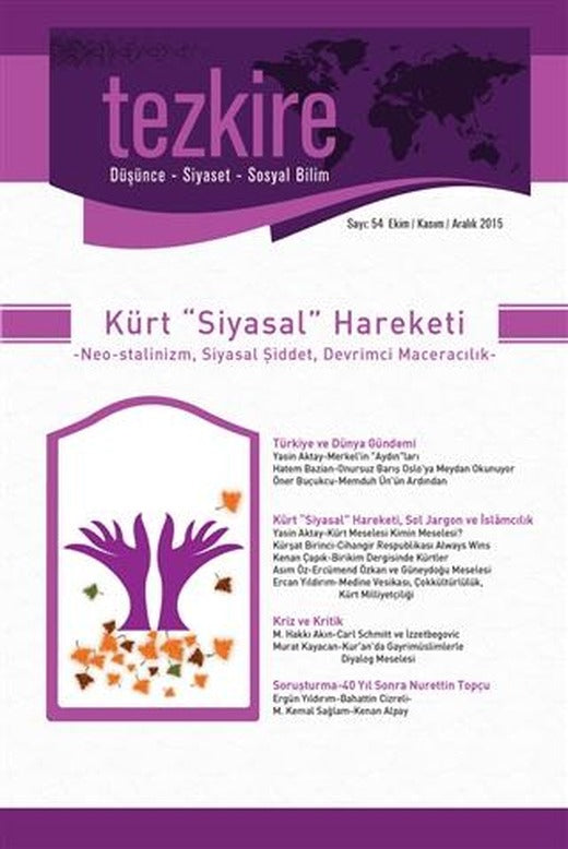 Tezkire Dergisi Sayı: 54 Ekim-Kasım-Aralık 2015 | Tezkire Dergisi (Ciltsiz)